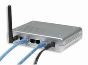 321.jpg. Intellinet Wireless Super G Router:108 Mbps Router with built in 4-Port Fast Ethernet LAN switch and Firewall