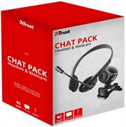 TRS-HO21-header-1a.jpg. Trust 2 in 1 Chat Pack-Includes Exis Stylish VGA Webcam 640 X 480 Sensor Resolution and Ziva Chat On Ear Headset With Adjustable Microphone Retail Box