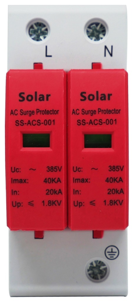Solarix AC Surge Protector Device - Single Phase 2 Big_SOLSSACS001-01.jpg. Solarix AC Surge Protector Device - Single Phase