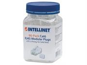790604-001.jpg. Intellinet 90-Pack Cat6 RJ45 Modular Plugs - UTP