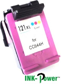 Inkpower Generic for HP 121XL Colour Inkjet Cartridge- CC644HE for use with Deskjet D1560/D1663 / F2423 /F2480 / F2483 /F2493 / D2563/ D2663/F4473 /F4483 /F4583/ D5563 /C4683/C4783 C4793/ C4795-Page Yield up to 350 Pgs-Tri-Colour 2 Big_IP121XLTC-01.jpg. Inkpower Generic for HP 121XL Colour Inkjet Cartridge- CC644HE for use with Deskjet D1560/D1663 / F2423 /F2480 / F2483 /F2493 / D2563/ D2663/F4473 /F4483 /F4583/ D5563 /C4683/C4783 C4793/ C4795-Page Yield up to 350 Pgs-Tri-Colour