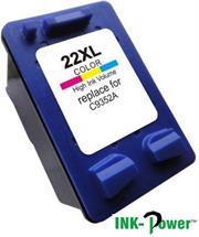 IP22XL-01.jpg. Inkpower Generic Replacement Tri Colour Cartridge for HP 22XL C9352CE-Page Yield 150 Pages with 5% coverage