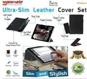 Weave-01.jpg. Promate Weave Ultra-Slim Leather Cover Set for iPad Air & iPhone 5/5s