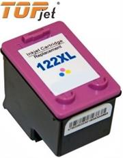 TopJet Generic Replacement Ink Cartridge for HP 122XL CH564HE -Page Yield 300 pages with 5% coverage for HP Deskjet 1000 / 1050 / 2000 / 2050 / 3000 / 3050 / HP OfficeJet 2620 / 2622 / 2624 / 4631 / 4632 / 4634 / 4635 / 4636 / 4638 / 4639 -High Yield Tri- 1 TJ-122TC-XL-001-1.jpg. TopJet Generic Replacement Ink Cartridge for HP 122XL CH564HE -Page Yield 300 pages with 5% coverage for HP Deskjet 1000 / 1050 / 2000 / 2050 / 3000 / 3050 / HP OfficeJet 2620 / 2622 / 2624 / 4631 / 4632 / 4634 / 4635 / 4636 / 4638 / 4639 -High Yield Tri-