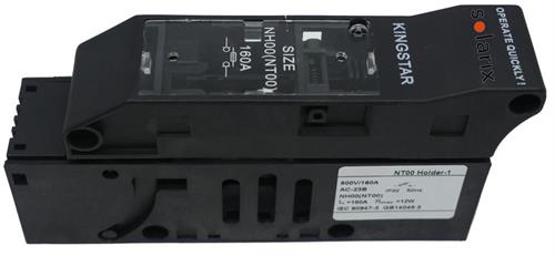 Solarix NT00 Rail Mount 1 Pole 160A DC Fuse Holder Sold as A Single Unit – DC Fuse Holder For NH00 60A- 160A Fuses 2 Big_SOLNT00160A1PC-001.jpg. Solarix NT00 Rail Mount 1 Pole 160A DC Fuse Holder Sold as A Single Unit – DC Fuse Holder For NH00 60A- 160A Fuses