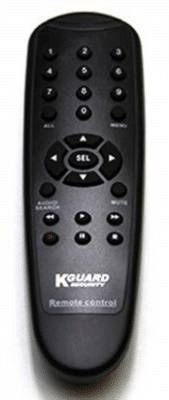 KGuard DVR Remote.png. Kguard 4 Channel 960H DVR Remote Control