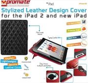 iPose_10-Black-01.jpg. Promate iPose.10 Protective leather case with single level stand and side lock for new iPad -Black Retail Box 1 Year Warranty
