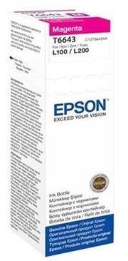 B1ig_ET66434A.jpg. Epson T6643 Magenta Ink Bottle 70ml For L110 L300 L210 L355 L550
