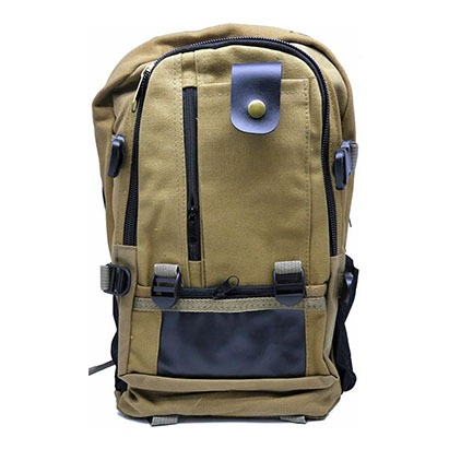 Macaroni Versitas Lightweight Canvas Multipurpose Backpack - Padded shoulder straps and Back 2 Big_KLB112860BR.01.jpg. Macaroni Versitas Lightweight Canvas Multipurpose Backpack - Padded shoulder straps and Back