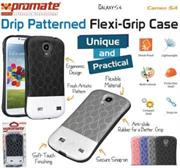 Cameo.S4-01.jpg. Promate Cameo.S4-Cameo-Drip Patterned Flexi-Grip Snap On Case for Samsung Galaxy S4-Grey