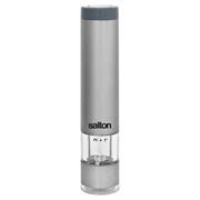 Salton Versatile Electric Grinder 50ml - EMC Motor; LED Light That Illuminates During Use; Requires 6×AAA (Not Included); Ceramic Grinding Mechanism; High-Quality Casing Made Of Aluminium Alloy; Adjustable For Smooth To Coarse Grinding; Can Be Used For Sa 1 SVG01.jpg. Salton Versatile Electric Grinder 50ml - EMC Motor; LED Light That Illuminates During Use; Requires 6×AAA (Not Included); Ceramic Grinding Mechanism; High-Quality Casing Made Of Aluminium Alloy; Adjustable For Smooth To Coarse Grinding; Can Be Used For Sa