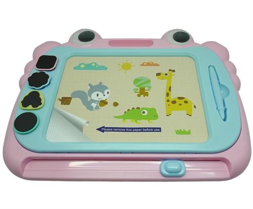 Brainware Large Magnetic Drawing or Writing Board with Stand Pink - Includes 4 X Magnetic Stamps And Stylus Pen 1 Big_BWDB888PNKmain1.jpg. Brainware Large Magnetic Drawing or Writing Board with Stand Pink - Includes 4 X Magnetic Stamps And Stylus Pen