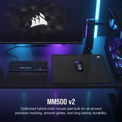 086a0cdf6c07a4b5436283af01105071616d45ed.webp. Corsair MM500 v2 Hybrid Cloth Gaming Mouse Pad - Large