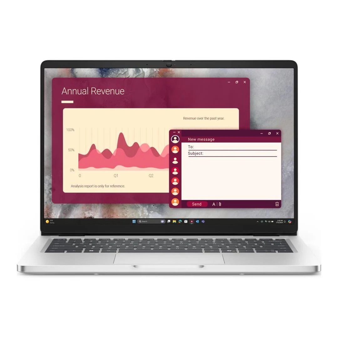 Dell Pro 14 Intel Core 5 120U 14" FHD 16GB DDR5 RAM 512GB SSD Win 11 Pro Laptop - Demo 1 BTO111_PB14250_EMEA-REF #1. Dell Pro 14 Intel Core 5 120U 14" FHD 16GB DDR5 RAM 512GB SSD Win 11 Pro Laptop - Demo