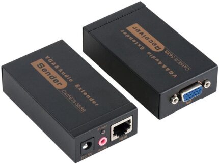 Big_za-extvga-100m_1-3.jpg. UNIQUE 100M VGA EXTENDER W.POWER SUPPLY