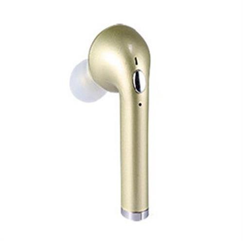 Geeko Single Bluetooth Wireless EarBuds with Microphone 1 Big_GK-DHX-I9S-GOLD-01.jpg. Geeko Single Bluetooth Wireless EarBuds with Microphone