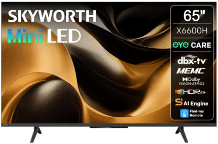 Big_65X6600H-1.png. SKYWORTH 65" QLED MINI-LED GOOGLE TV