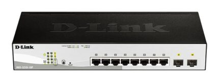 4720903_2409306792.jpg. D-LINK 8-ports 10/100/1000Base-T PoE Smart Switch plus 2 SFP ports - 78W PoE budget