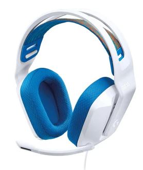 Logitech G335 3.5mm Wired Gaming Headset - White 1 Big_981-001018-3.JPG. Logitech G335 3.5mm Wired Gaming Headset - White