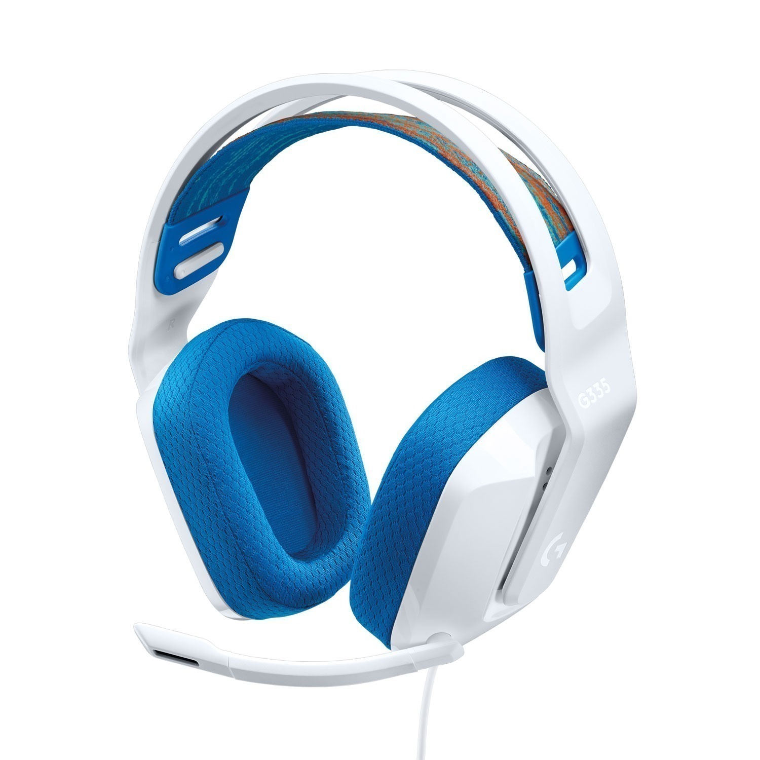 Logitech G335 3.5mm Wired Gaming Headset - White 2 981-001018_default.jpg. Logitech G335 3.5mm Wired Gaming Headset - White
