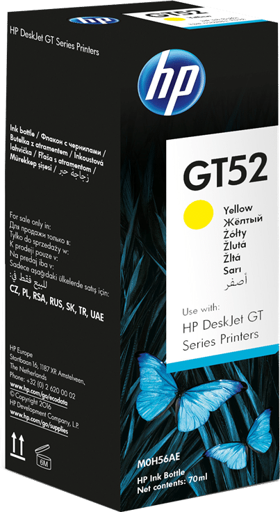 M0H56AE_default.png. HP GT52 Yellow Original Ink Bottle