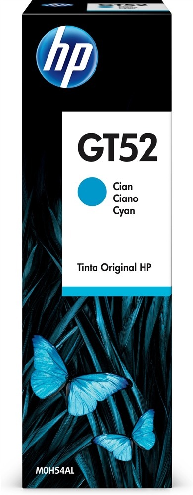 M0H54AE_default.jpg. HP GT52 Cyan Original Ink Bottle