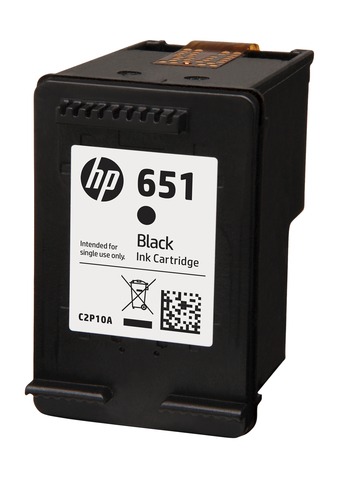 C2P10AE_default.jpg. HP 651 Black Ink Cartridge- IA 5575 / 5645