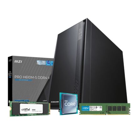 PCB_OFFICE_I38G-V4_PCBuilder-Intel-i3-14100-HOME-M. PCBuilder Intel i3-14100 OFFICE Master Windows 11 Desktop PC