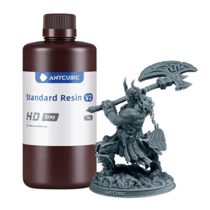 SBZ2HG-105B_Anycubic_Standard_Resin_V2_1kg_-_HD_Gr. Anycubic Standard Resin V2 1kg - HD Grey