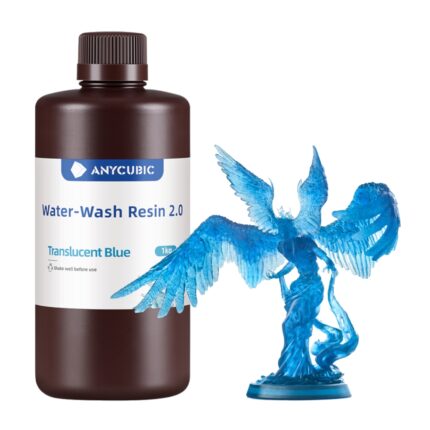 SSX2TB-103A_Anycubic-Water-Wash-Resin-2.0-Trasnslu. Anycubic Water Wash Resin 2.0 – Translucent Blue