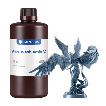 SSX2GY-103A_Anycubic-Water-Wash-Resin-2.0-Grey_wr_. Anycubic Water Wash Resin 2.0 – Grey