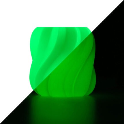 HFGGN-105_Anycubic-PLA-Glow-Filament-Green-Green-G. Anycubic PLA Glow Filament - Green (Green Glow)