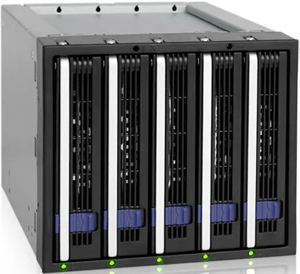 Icydock FatCage MB155SP-B 3x5.25" 5x 3.5" Harddrive Cage 1 MR-I155 #1. Icydock FatCage MB155SP-B 3x5.25" 5x 3.5" Harddrive Cage