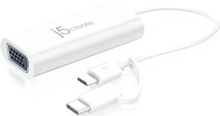 SC-JUA161C #1. J5 JUA161C Android micro USB/USB Type-C to VGA Display Adapter