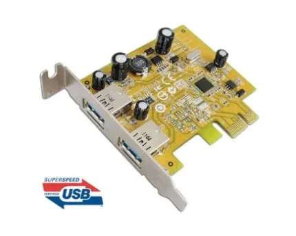 AC-SIUSB2302+L #2. Sunix USB2302 2-Port USB 3.0 PCI Express Card (Incl. Low-Profile Bracket)