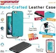 lanko-i6-01.JPG. Promate Lanko-i6 Leather Flexible Snap-on Case - Blue