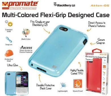 Promate Akton-Q5 Blackberry Q5 Multi-colored flexi-grip designed case Colour: Pink Akton-Q5 is a flexi grip case for BBQ5 2 Big_akton-q5-01.jpg. Promate Akton-Q5 Blackberry Q5 Multi-colored flexi-grip designed case Colour: Pink Akton-Q5 is a flexi grip case for BBQ5