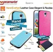 Lanko.S4-01.jpg. Promate Lanko.S4-Hand-Crafted Leather Case