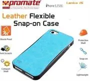 Promate Lanko.i5 iPhone 5 Hand-Crafted Leather Case 1 Lank0.i5-blue-01.jpg. Promate Lanko.i5 iPhone 5 Hand-Crafted Leather Case