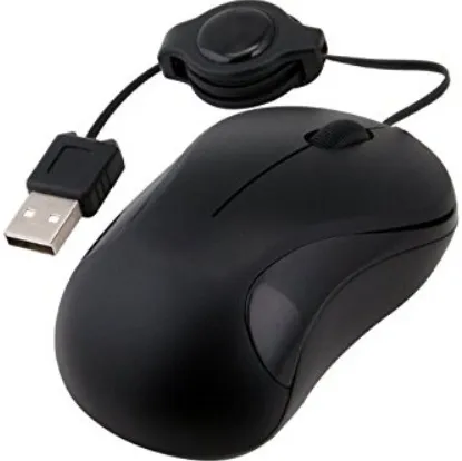 UniQue ZL911 Wired Mini USB Optical Mouse - 3 Button PC Mouse with Scroll wheel and Retractable USB Cable - For Laptop / Netbook / Desktop Computers - Supported by: Microsoft Windows (7 / XP / Vista) and Apple MAC (OS X +) - No Batteries Needed 2 Big_ZL911-USB-01.jpg. UniQue ZL911 Wired Mini USB Optical Mouse - 3 Button PC Mouse with Scroll wheel and Retractable USB Cable - For Laptop / Netbook / Desktop Computers - Supported by: Microsoft Windows (7 / XP / Vista) and Apple MAC (OS X +) - No Batteries Needed