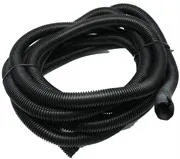 SOLFC20MM5MBLK-001.jpg. Solarix Flexible Conduit 20mm Diameter PVC Black 5 Metre-Flexible Split Cable Sleeving Conduit
