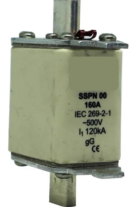 Solarix Eaton Bussman 500V 160A NH00 Ceramic Din Fuse- Basic function Fuse link 3 Big_160NHG00Bmain1.jpg. Solarix Eaton Bussman 500V 160A NH00 Ceramic Din Fuse- Basic function Fuse link