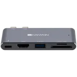 CNS-TDS05DG. CANYON DS-5, Multiport Docking Station with 5 port, with Thunderbolt 3 Dual