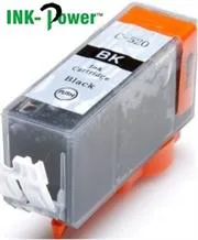 IPC520BK-01.jpg. InkPower Generic Canon Ink PGI-520BK for use with PIXMA iP3600 iP4700 MP540 MP550 MP560 MP620 MP630 MP640 MP980 Black Inkjet Cartridge