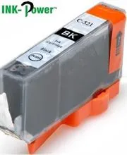 IPC521BK-01.jpg. InkPower Generic Canon Ink C521BK for use with PIXMA iP3600 iP4700 MP540 MP550 MP560 MP620 MP630 MP640 MP980 Black Inkjet Cartridge