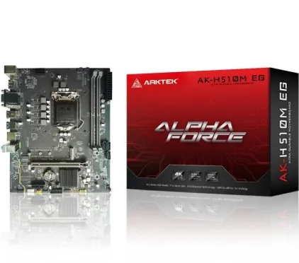 Arktek AK-H510M EG Motherboard | Intel LGA 1200 | DDR4 | M.2 | HDMI | VGA | mATX 1 AK-H510M #2. Arktek AK-H510M EG Motherboard | Intel LGA 1200 | DDR4 | M.2 | HDMI | VGA | mATX