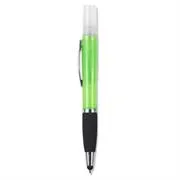 GKSSPGRN-01.jpg. Geeko 3 in 1 Sanitizer Spray Stylus and Blue ink Pen- 3 Functions - Refillable Sanitizer Container with Spray Nozzle