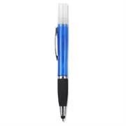 GKSSPBLUE-01.jpg. Geeko 3 in 1 Sanitizer Spray Stylus and Blue ink Pen- 3 Functions - Refillable Sanitizer Container with Spray Nozzle
