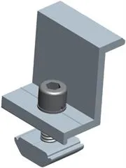 SOLPNSFST000091-001.jpg. Solarix End Clamp 35mm Solar Panel Mounting- Aluminium 6005 T5 And Stainless Steel 35mm