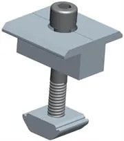 SOLPNSFST000101-001.jpg. Solarix Mid Clamp 35mm Solar Panel Mounting- Aluminium 6005 T5 And Stainless Steel 35mm